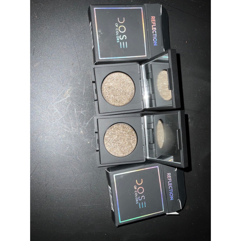 Dose of Colors Block Party Single Eyeshadow Reflection Shimmer Glitter NIB 2pk
